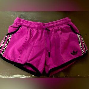 Adidas high waste shorts